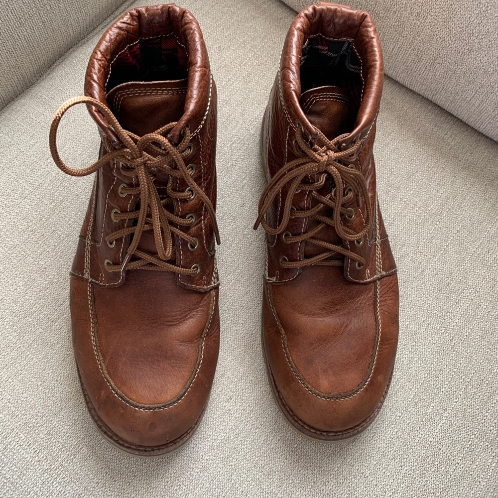 Men’s LL Bean leather boots